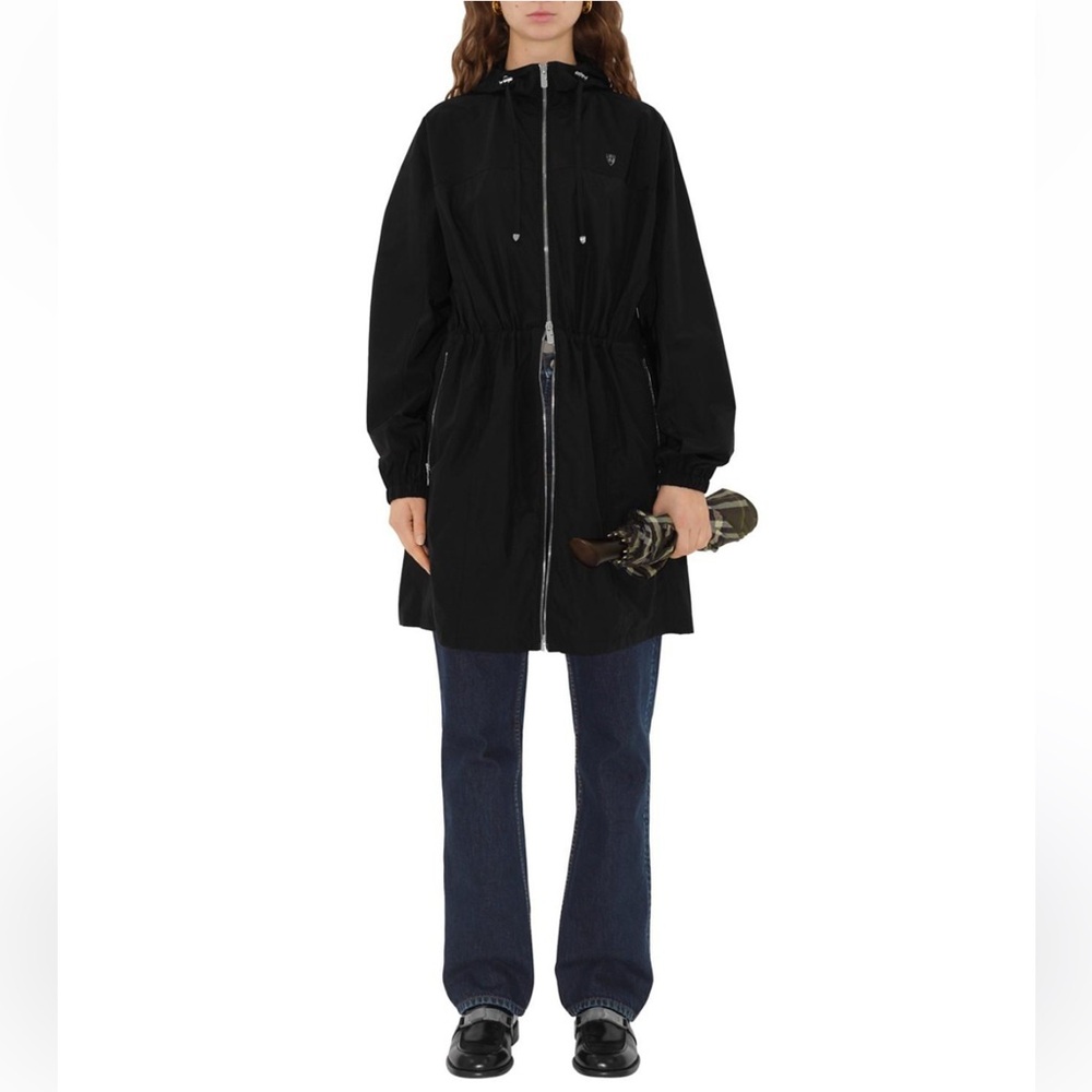 Women's Burberry nylon cotton parka